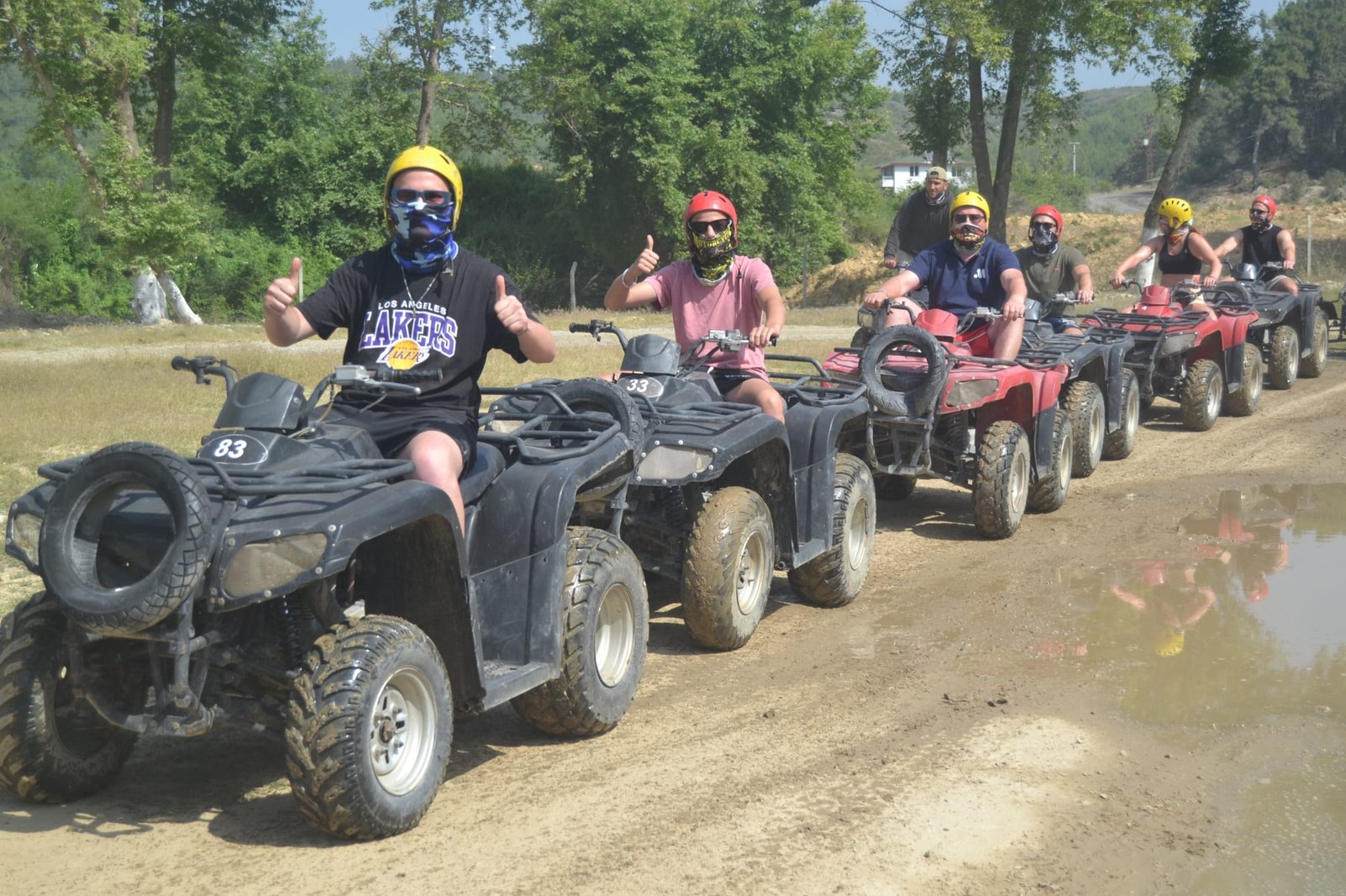 Dusty Off-Road Track